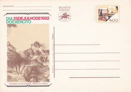 PORTUGAL - BILHETE POSTAL - INTEIRE STATIONERY-DIA DO EXERCITO 25DEJULHODE 1982 - Postwaardestukken