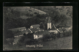 AK Stössing /N.-Öst., Ortspartie Mit Kirche  - Other & Unclassified