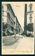 BK042  GENOVA VIA ASSAROTTI ANIMATA 1916 - Genova (Genua)