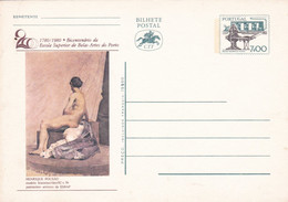 PORTUGAL - BILHETE POSTAL - INTEIRE STATIONERY-BELAS ARTES DO PORTO - Enteros Postales