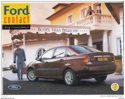 Dépliant Ford Contact 1999, Focus, Ka,Fiesta, Escort Clipper, Modeo, Puma, Cougar, - Reclame