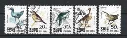 Korea 1990 Birds Y.T. 2169/2173 (0) - Corée Du Nord