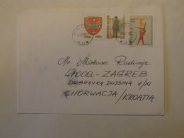 POLAND COVER TO CROATIA 1995 - Otros & Sin Clasificación