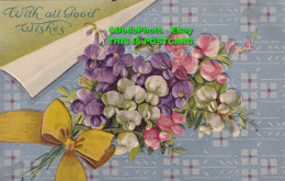 R455673 With All Good Wishes. B. B. London. 1920. Greeting Card. Postcard - Sonstige & Ohne Zuordnung