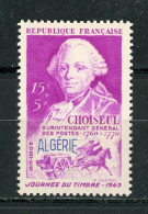 ALGERIE (RF) - JOURNÉE DU TIMBRE  - N° Yt 275** - Unused Stamps