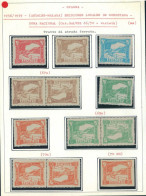 P3098 - SPAIN, CIVIL WAR, ARDALES, VARIOUS STAMPS CAT. GALVEZ 66/70, PLUS 2 TETE-BECHE AND A BLOCK OF 4 WITH TETE BECHE - Treinen