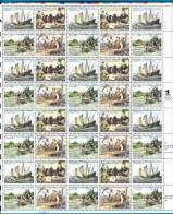 U.S.A. - 1992 - CRISTOFORO COLOMBO - FOGLIO CON 8 QUARTINE E 8 SINGOLI - NUOVO MNH** (YVERT 2011\14 - MICHEL 2214\7) - Hojas Bloque