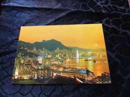 C-185 , HONG-KONG , Beautiful Dusk Scene Of Victoria - Chine (Hong Kong)