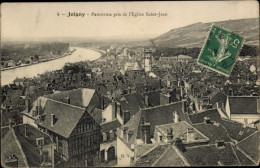 CPA Joigny Yonne, Panorama Aufgenommen Von Der Kirche Saint-Jean - Autres & Non Classés