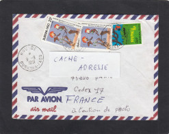 LETTRE D'ORODARA, AVEC TIMBRES " CULTURE BOBO/FESTIVAL DU CINEMA ET DE LA TV ", POUR LA SUISSE,1991. - Burkina Faso (1984-...)