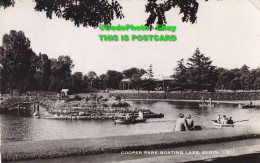 R455501 Cooper Park Boating Lake. Elgin. 31. M. And L. National Series. 1961 - World