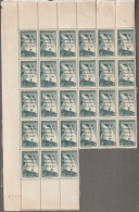 CAMEROUN - N°218+218a+218b+218c ** (1940) Plusieurs Variété : "0" Cassé Et "4"fermé , Virgule Après "7" , Gros "8"... - Ungebraucht