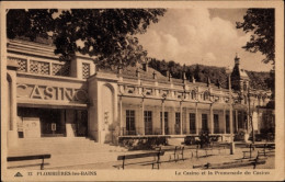 CPA Plombières Les Bains Lothringen Vogesen, Das Casino, Die Casino-Promenade - Other & Unclassified