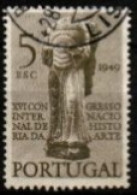 PORTUGAL  -   1949.  Y&T N° 725 Oblitéré.  Ange Roman - Gebruikt