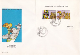 FDC ANDORRA ESP. - Sommer 1992: Barcelone