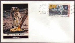 US Space Cover 1969. "Apollo 12" Moon Landing. Houston - Etats-Unis