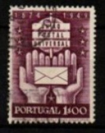 PORTUGAL  -   1949.  Y&T N° 726 Oblitéré.  U.P.U. /  Mains - Gebraucht