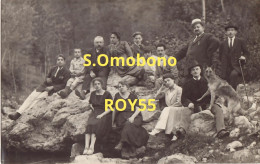 Lombardia-bergamo-sant'omobono Ricordo Della Fonte Di S.omobono Foto Gruppo Visitatori Del 1922 (f.picc./v.retro) - Altri & Non Classificati