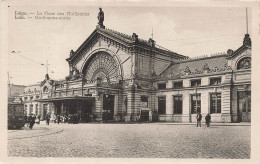 BELGIQUE - Liège - Vue De La Gare Des Guillemins - Animé - Vue Générale - Carte Postale Ancienne - Liege
