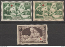 N°459, N°459a PAPIER CARTON Et N°460 Neufs** Cote 69€ - Unused Stamps