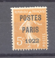 France  -  Préos :  Yv  30  (*) - 1893-1947