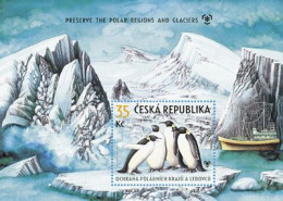**A 589 Czech Republic Polar Regions And Glacier Preservation 2009 Penguin - Protection De L'environnement & Climat