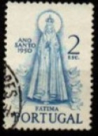PORTUGAL  -   1950.  Y&T N° 732 Oblitéré.  ND De Fatima - Gebruikt