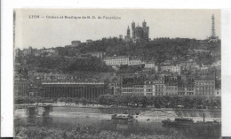 69 - LYON -    COTEAU ET  BASILIQUE  FOURVIERE  RHONE 1927 - Other & Unclassified