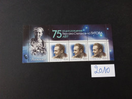 RUSSIE/RUSSIA/RUSSLAND/ROSJA 2010 MI.1674** , ,ZAG.1442 ,YVERT., -75th Anniversary Birth German Titov Astronaut Space Co - Ungebraucht