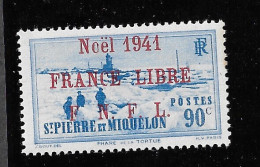 PM MIQUELON YT 220A MVLH FVF..Rarement Vu Seulement 1500 Ex Imprimé... 100 % Authentique - Unused Stamps
