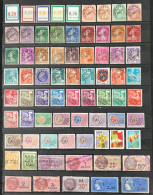 Lot De 72 Timbres Divers France ( Fictifs, Préoblitérés, Colis Postaux Et Fiscaux ) - Other & Unclassified