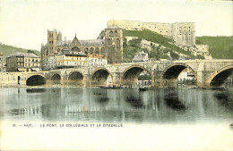 Belgique - Liège - Huy - Le Pont, La Collégiale Et La Citadelle - Hoei