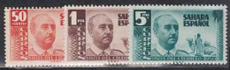 Sahara Correo 1951 Edifil 88/90 * Mh - Spanische Sahara