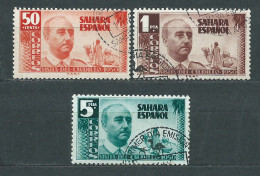 Sahara Correo 1951 Edifil 88/90 Usado - Spanische Sahara