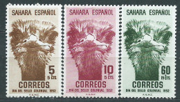 Sahara Correo 1952 Edifil 98/100 * Mh - Spanische Sahara
