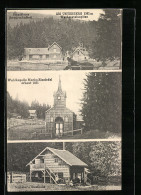 AK Muggendorf, Unterberg Schutzhaus, Waldkapelle Maria-Einsiedel, Gasthaus Sommer, Pferde  - Andere & Zonder Classificatie