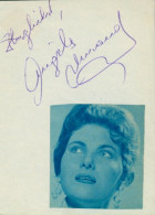 Autogrammkarte Schauspielerin Angele Durand, Portrait, Autogramm - Actors