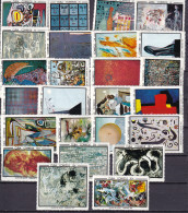 CUBA - 25 Tableaux Du Salon De Mai 1967 - Unused Stamps