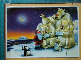 KOV 506-41 - BEAR, OURS, SANTA CLAUS, PERE NOEL, PENGUIN, ORCHESTRE - Bears