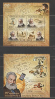 Burundi 2012 Alexander Graham Bell (telephone) S/S MNH/ ** - Télécom