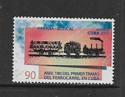 CUBA 2017 TRAIN YVERT N° NEUF MNH** - Treinen
