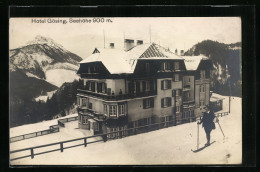AK Gösing, Hotel Gösing Im Winter 1914  - Other & Unclassified