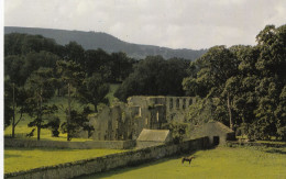 Postcard Jervaulx Abbey North Yorkshire My Ref B14936 - Altri & Non Classificati