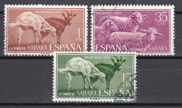 Sahara Correo 1962 Edifil 212/14 Usado - Sahara Espagnol