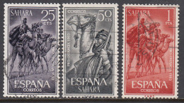 Sahara Correo 1963 Edifil 217/9 Usado - Spanish Sahara