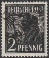 SBZ- Bezirkshand- Stempel, 1948, Mi. Nr. 166, 2 Pfg. Pflanzer, Bezirk 20 (OPD Halle 2)  **/MNH - Sonstige & Ohne Zuordnung