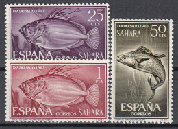 Sahara Correo 1963 Edifil 222/24 Usado - Sahara Espagnol