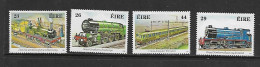 IRLANDE 1984 TRAINS YVERT N°531/534 NEUF MNH** - Eisenbahnen