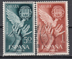 Sahara Correo 1963 Edifil 220/1 Usado - Spaanse Sahara