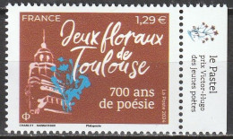 2024 - Y/T 5xxx - "JEUX FLORAUX DE TOULOUSE – 700 ANS DE POÉSIE" - BDF ISSU FEUILLET 1,29 € - NEUF ** MNH - Nuovi